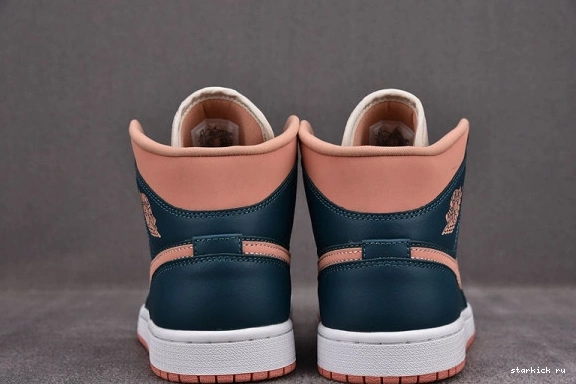 (W) BQ6472-308 Teal Green 1 Mid Jordan Dark  BQ6472-308 0410